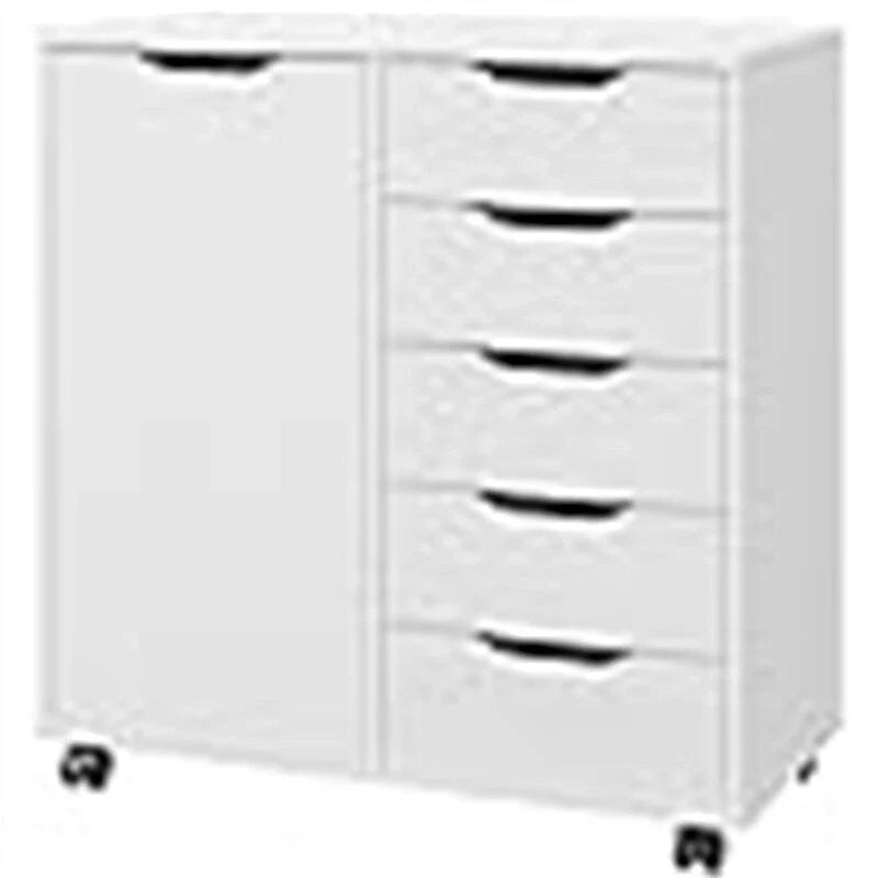 5-Drawer Chest with 1 Door - 14.2D x 28.7W x 29.53H