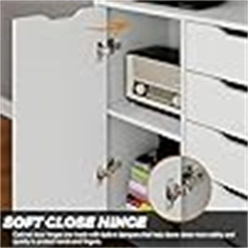 5-Drawer Chest with 1 Door - 14.2D x 28.7W x 29.53H
